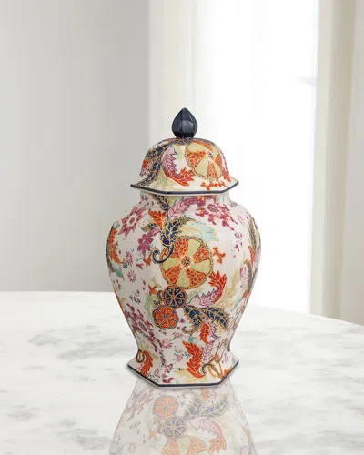 Port 68 Tobacco Leaf Hex Jar In Multi