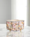 Port 68 Tobacco Leaf Quatrefoil Planter In Multi