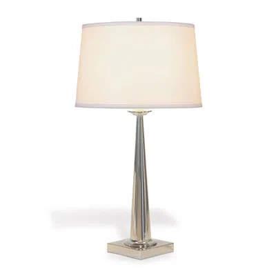 Port 68 Toronto 33" Table Lamp In Nickel,off White
