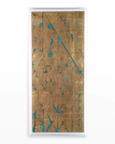 Port 68 Transect Gold Wall Art In Multi
