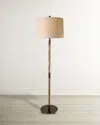 Port 68 Trivoli Floor Lamp In Gray Marble/bronze