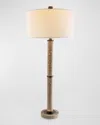 Port 68 Trivoli Lamp In Gray Marble/bronze