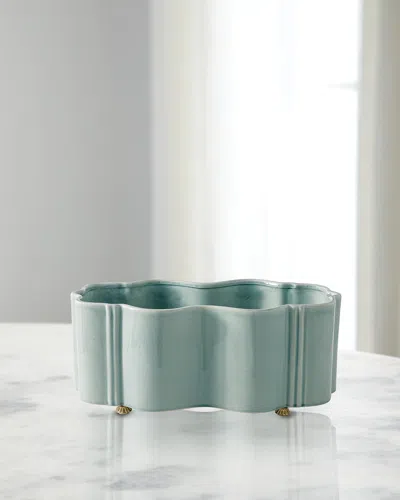 Port 68 Tuscan Celadon Scallop Planter