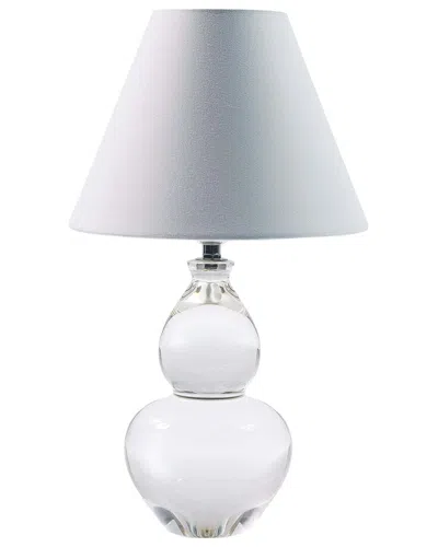 Port 68 Venice Mini Double Gourd Crystal Lamp In Transparent