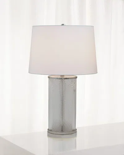 Port 68 Westwood Lamp In Nickel/white