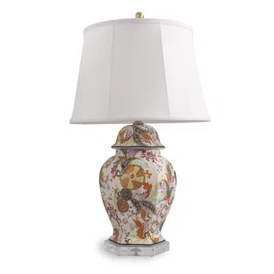 Port 68 Williamsburg Leaf Lamp In White;pink;orange