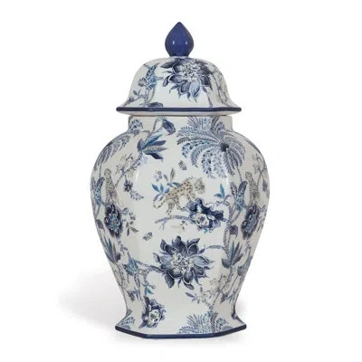 Port 68 Williamsburg White/blue Jar