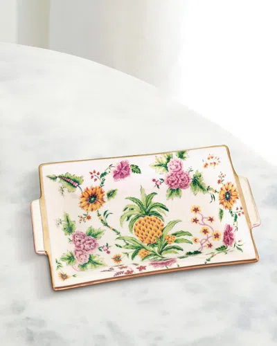 Port 68 X Colonial Williamsburg Foundation Portsmouth Pineapple Tray In Multi