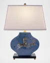 Port 68 Zebra Blue Lamp