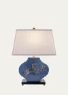 Port 68 Zebra Blue Lamp In Blue/white