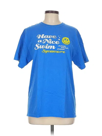 Pre-owned Port & Company Active T-shirt In Blue