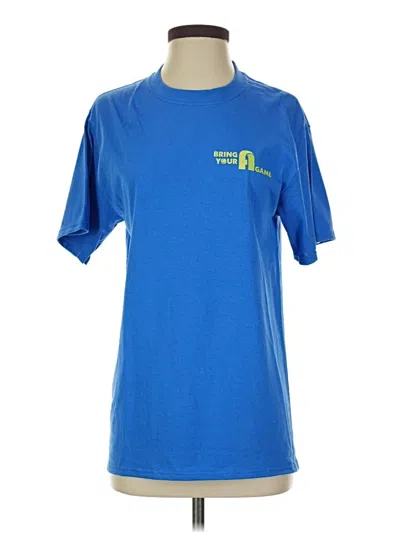 Pre-owned Port & Company Active T-shirt In Blue