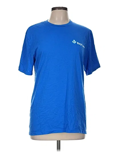 Pre-owned Port & Company Active T-shirt In Blue