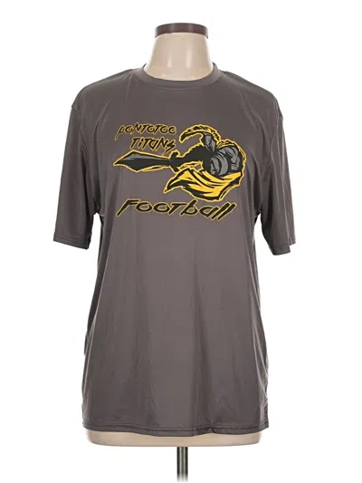 Pre-owned Port & Company Active T-shirt In Gray