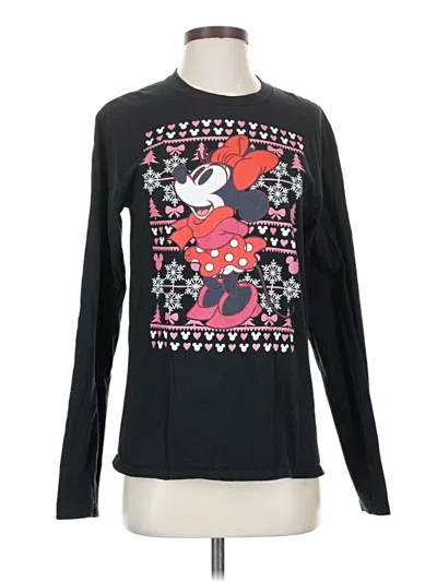 Pre-owned Port & Company Long Sleeve T-shirt In Black