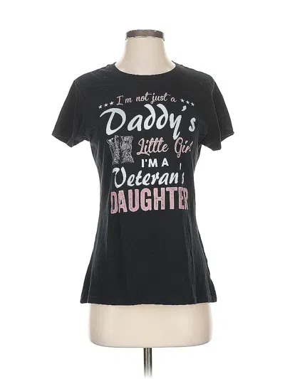 Pre-owned Port & Company Short Sleeve T-shirt In Black