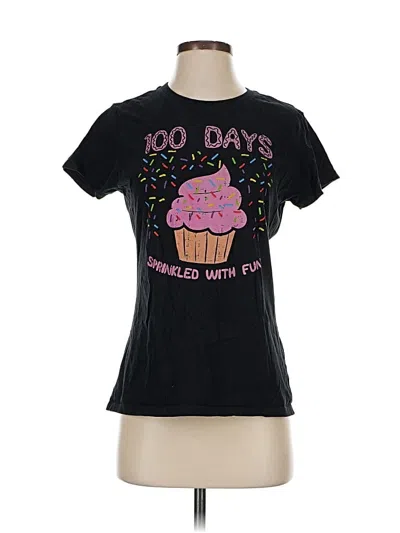 Pre-owned Port & Company Short Sleeve T-shirt In Black