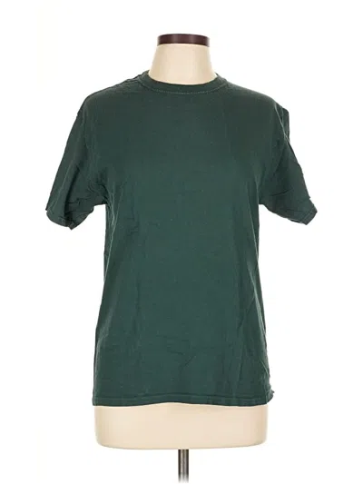 Pre-owned Port & Company Short Sleeve T-shirt In Green