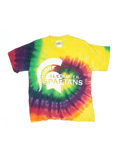 Pre-owned Port & Company Kids' Short Sleeve T-shirt In Yellow