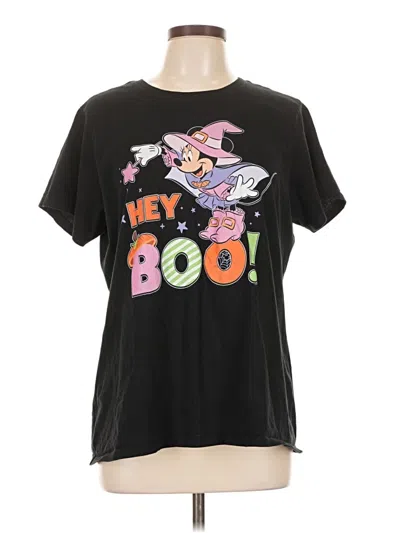Pre-owned Port & Company Short Sleeve T-shirt In Black
