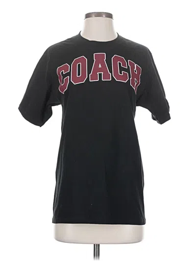 Pre-owned Port & Company Short Sleeve T-shirt In Black