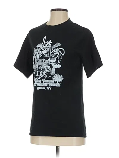 Pre-owned Port & Company Short Sleeve T-shirt In Black