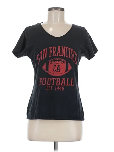 Pre-owned Port & Company Short Sleeve T-shirt In Black