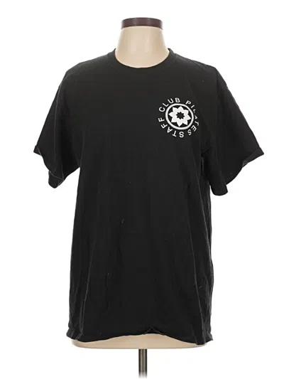 Pre-owned Port & Company Short Sleeve T-shirt In Black