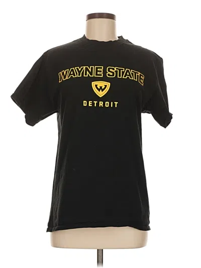 Pre-owned Port & Company Short Sleeve T-shirt In Black