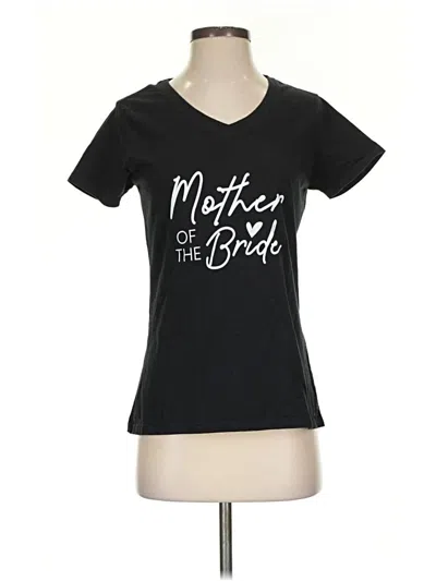 Pre-owned Port & Company Short Sleeve T-shirt In Black