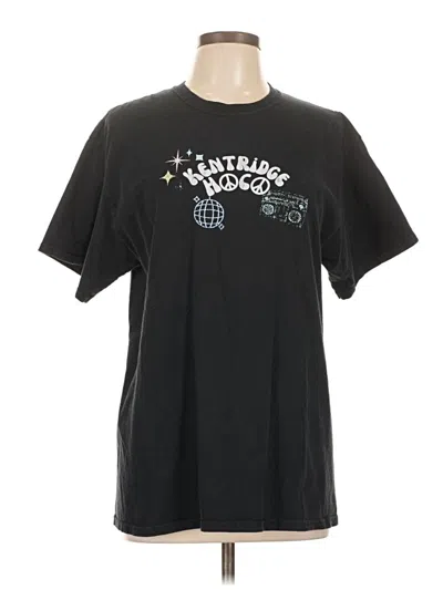 Pre-owned Port & Company Short Sleeve T-shirt In Black