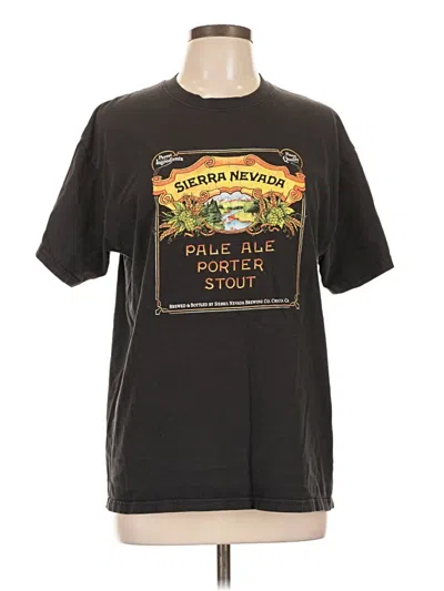 Pre-owned Port & Company Short Sleeve T-shirt In Black