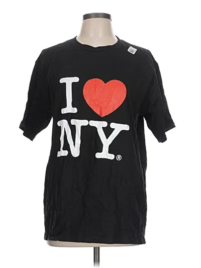 Pre-owned Port & Company Short Sleeve T-shirt In Black