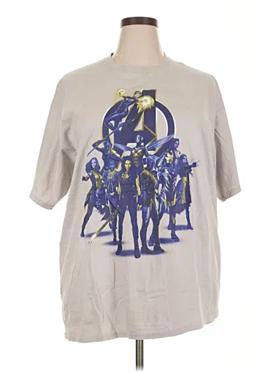 Pre-owned Port & Company Short Sleeve T-shirt In Gray