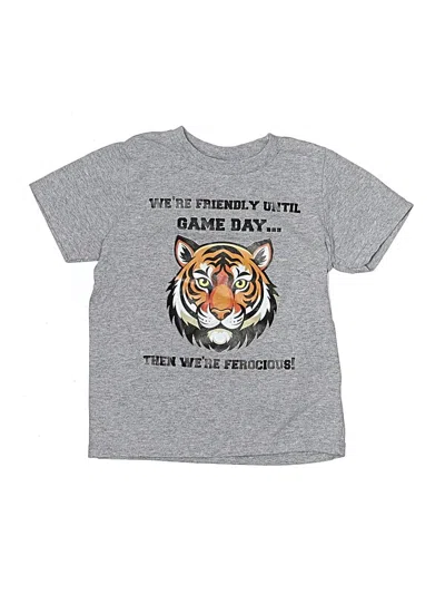 Pre-owned Port & Company Kids' Short Sleeve T-shirt In Gray