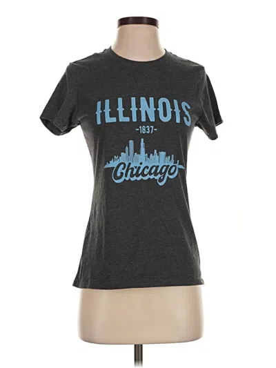 Pre-owned Port & Company Short Sleeve T-shirt In Gray