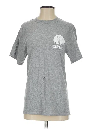 Pre-owned Port & Company Short Sleeve T-shirt In Gray