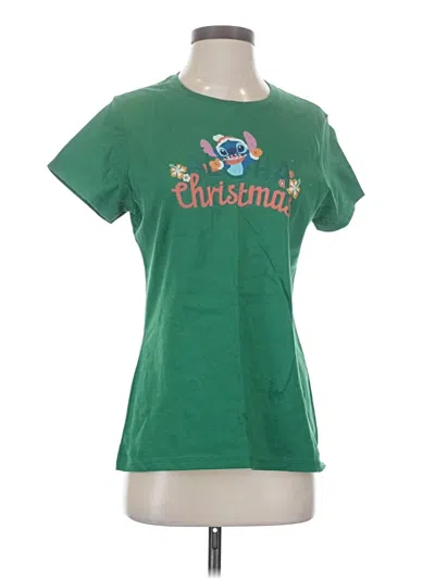 Pre-owned Port & Company Short Sleeve T-shirt In Green