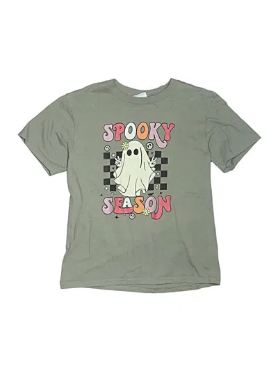 Pre-owned Port & Company Kids' Short Sleeve T-shirt In Green