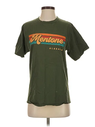 Pre-owned Port & Company Short Sleeve T-shirt In Green