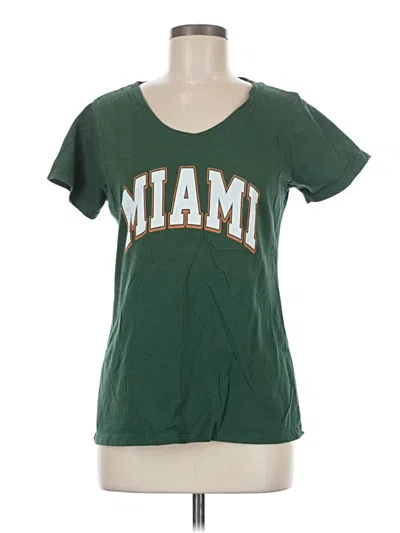 Pre-owned Port & Company Short Sleeve T-shirt In Green