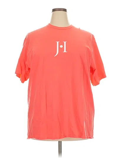 Pre-owned Port & Company Short Sleeve T-shirt In Orange