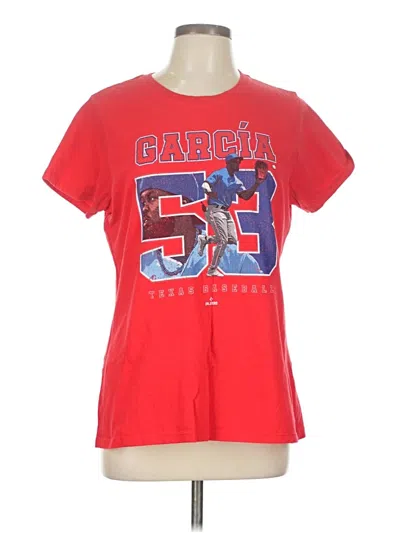 Pre-owned Port & Company Short Sleeve T-shirt In Red