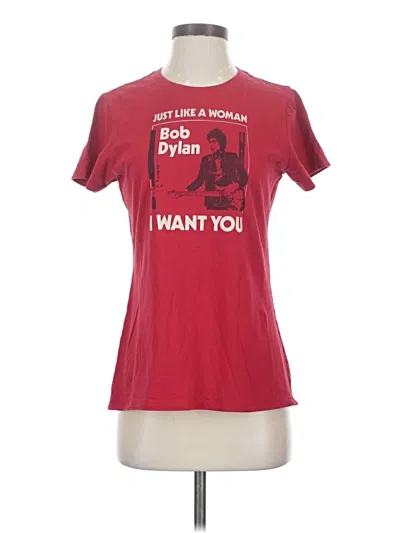 Pre-owned Port & Company Short Sleeve T-shirt In Red