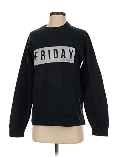Pre-owned Port & Company Sweatshirt In Black