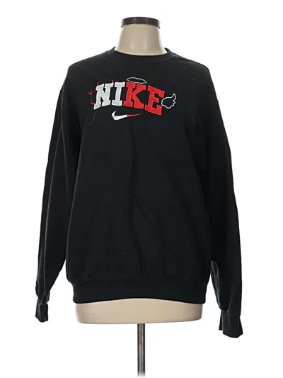 Pre-owned Port & Company Sweatshirt In Black