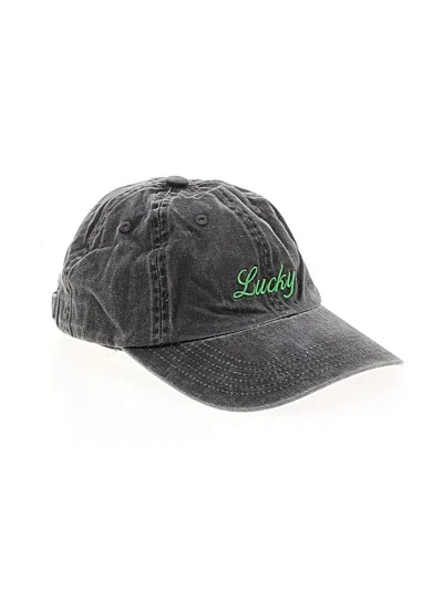 Pre-owned Port Authority Baseball Cap In Gray