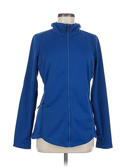 Pre-owned Port Authority Track Jacket In Blue