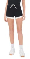 Port De Bras Akari Shorts Black/chantilly In Black/chantilly