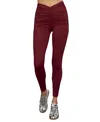 Port De Bras Ariadne Legging In Burgundy